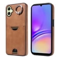 thumbnail image 6 of Case for Samsung Galaxy A05 Wallet with Credit Card Holder & Finger Ring Stand, PU Leather Slim Cover Shockproof Scratch Resistant Full Protection Case for Samsung Galaxy A05, Brown, 6 of 11