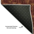 thumbnail image 3 of Addison Rugs Mayfield Washable Transitional Arrows Burgundy Rectangle Rug, 10' x 14', 3 of 6