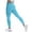 A-Sky Blue1593, variant on SONXAHE Women's Solid Leggings high rise ankle length bottoms