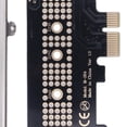 thumbnail image 3 of Tarjeta expansión escritorio M2 a PCI-E 1X disco duro M.2 transferencia protocolo NVME lector tarjetas SSD tarjeta prueba, 3 of 7