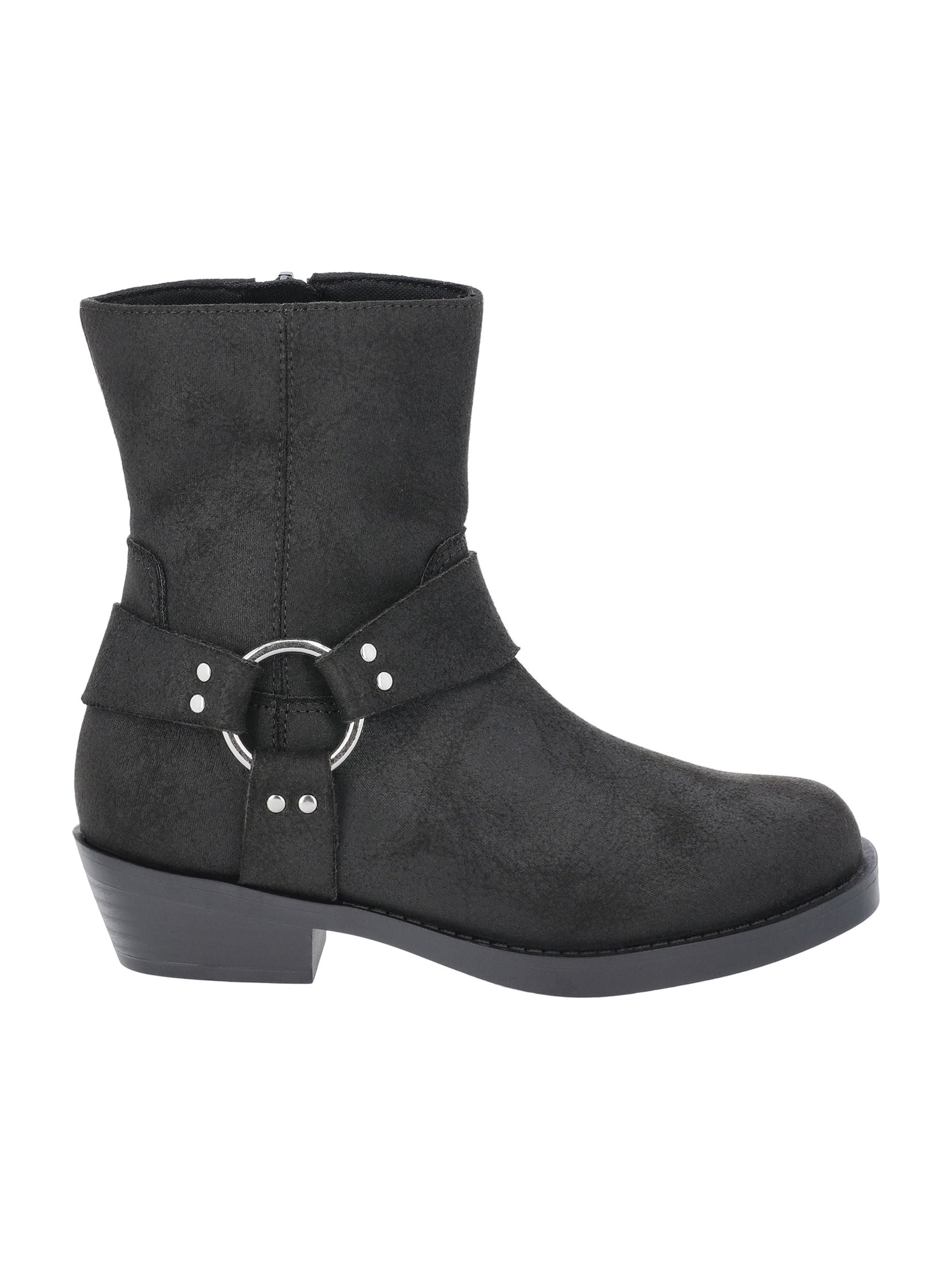 Wonder Nation Little and Big Girls' Harness Boots