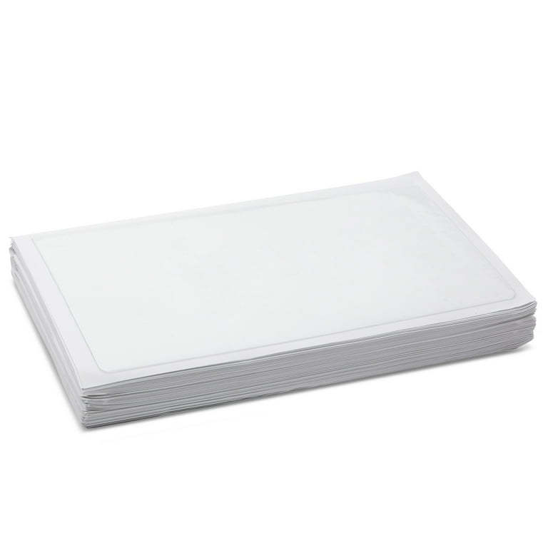 Juvale Photo Sleeves - 5.5 x 8.8 Inches, Clear, 50 Pack - Index Card Holder  & Label Sleeves for Planners - Top-Load Card Protector - Office Supplies -  Walmart.com