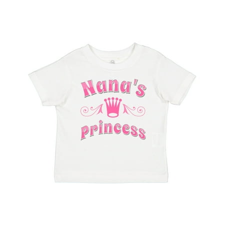 

Inktastic Nanas Princess Granddaughter Gift Toddler Toddler Girl T-Shirt