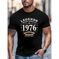 thumbnail image 6 of Breathable 1976 Print Lightweight Retro T-Shirt for Birthday Parties and Casual Outfits, 6 of 9