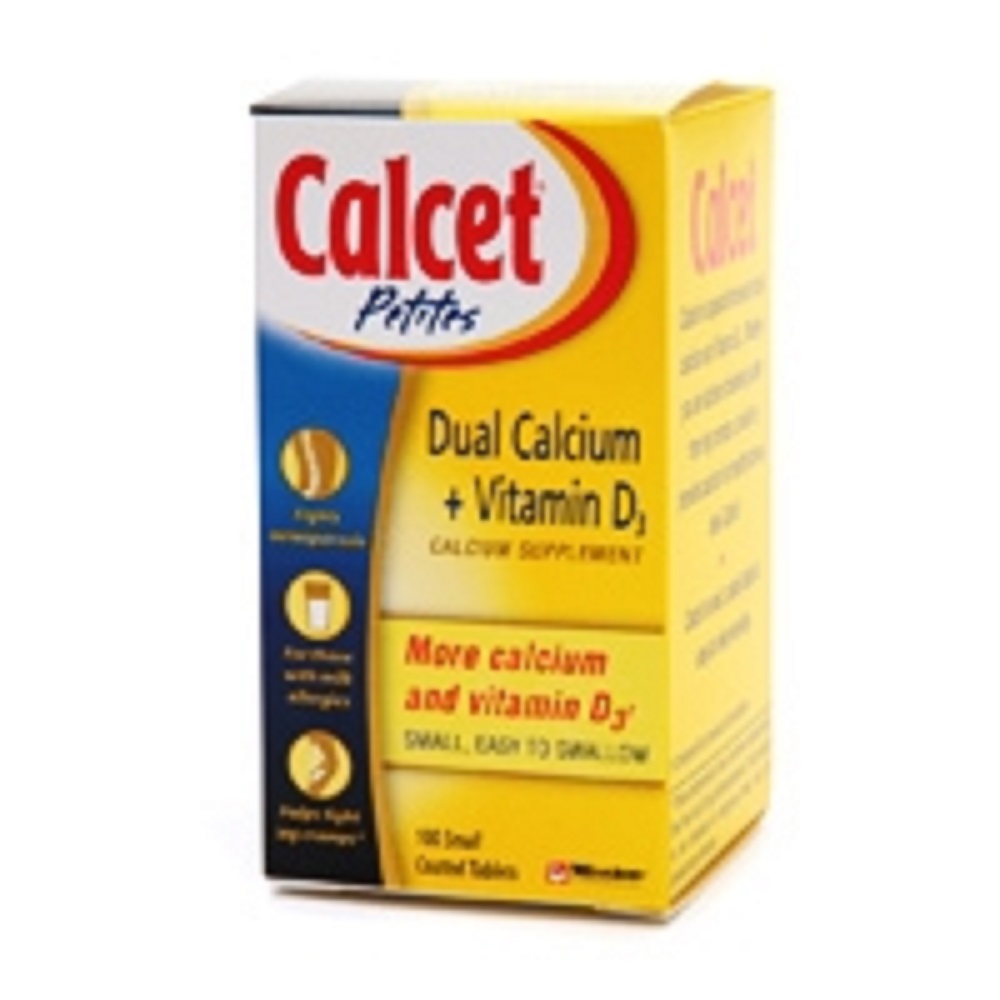 Calcet Calcium with Vitamin D Supplement 750 IU / 600 mg Strength