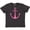Retro Heather Black, variant on Inktastic Anchor Nautical pink Youth T-Shirt