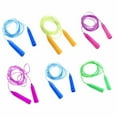 thumbnail image 1 of Jump Ropes - 7.8 feet - Set of 6 Assorted Colors for Boys and Girls Age 5-10 Year Old (Random Color), 1 of 4