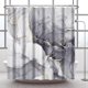 thumbnail image 1 of Cortina de ducha de mármol gris de 183 x 213 cm, textura abstracta de mármol, rayas doradas, moderna decoración artística de tinta de lujo, cortina de bañera para decoración de baño, tela de, 1 of 6