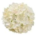 thumbnail image 4 of Simulation Silk Hydrangea Flower Head Color Of Beige , Hydrangea Heads Artificial Flowers Heads With Stems For Home Wedding Decor Pack Of 10, 4 of 6