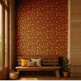 thumbnail image 2 of S4Sassy Self Adhesive Wallpaper, Floral Wallpaper, Brown Removable Diy Vinyl Wall Covering, Textured Peel And Stick Contact Paper For Entryway Accent Wall, Easy Home Decor Solution (25"X120"), 2 of 9