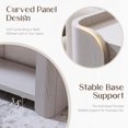 thumbnail image 5 of Aitjunz 63" W Long Console Table for Entryway, 2-Tier Modern Narrow Entryway Table with Storage, Light Gray, 5 of 8