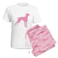 thumbnail image 6 of CafePress - Pink Vizsla Dog Women's Light Pajamas - Women's Short Sleeve Print T-Shirt and Pants Light Cotton Pajama Set, 6 of 7