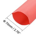 thumbnail image 2 of Uxcell Heat Shrink Tubing, Shrink Tube Cable Sleeve 3.3ft Red 2.76 in, 2 of 6
