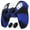 Blue & Black, variant on PlayVital Samurai Edition Purple Anti-Slip Controller Silicone Skin for PS5, Ergonomic Soft Rubber Protective Case for PS5 Controller with Black Thumb Stick Caps