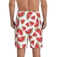 thumbnail image 2 of Yiaed Hand Drawn Watermelon for Men's Soft Sleep Pajama Short Lounging Pajama Shorts-Medium, 2 of 8