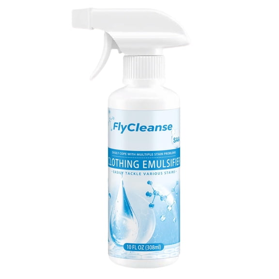 Fly Cleanse Spot Stain Eliminator Non-lonic Laundry Pre-Treatment for Vintage Clothes Thrift Finds Restores FadedColors No Damage Sanitizer Fabric Conditioner ClothingEmulsifer Household