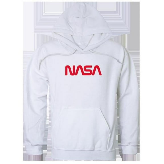 Worm Graphic Pullover Hoodie, White - Medium