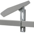 thumbnail image 2 of Extreme Max 3006.7075 12" Galvanized Swivel-Top Bunk Bracket with Hardware for 2" x 3" Trailer - 4-Pack, 2 of 4