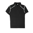 thumbnail image 4 of WTOBBY Men's Golf Short Sleeve T-Shirt Lightweight and Breathable, Quarter-Zip Lapel Collar, Stylish Casual Shirt for Golf, Outdoor, and Everyday Active Wear,Black 2XL, 4 of 5