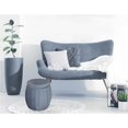 thumbnail image 2 of Jessar - Pouf Rond / Repose-Pieds avec Rangement, de la Collection Laurence, Velours Gris, 2 of 2