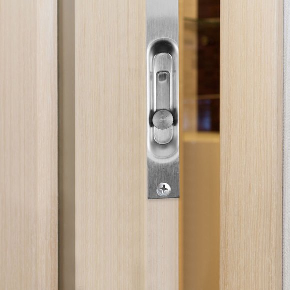 Houderco 6Ud Pestillo De Puerta Deslizante Oculto De Inoxidable Para Seguridad En Hogar