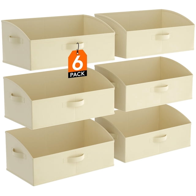 Organizador de armario trapezoidal Lifewit, paquete de 6 cestas