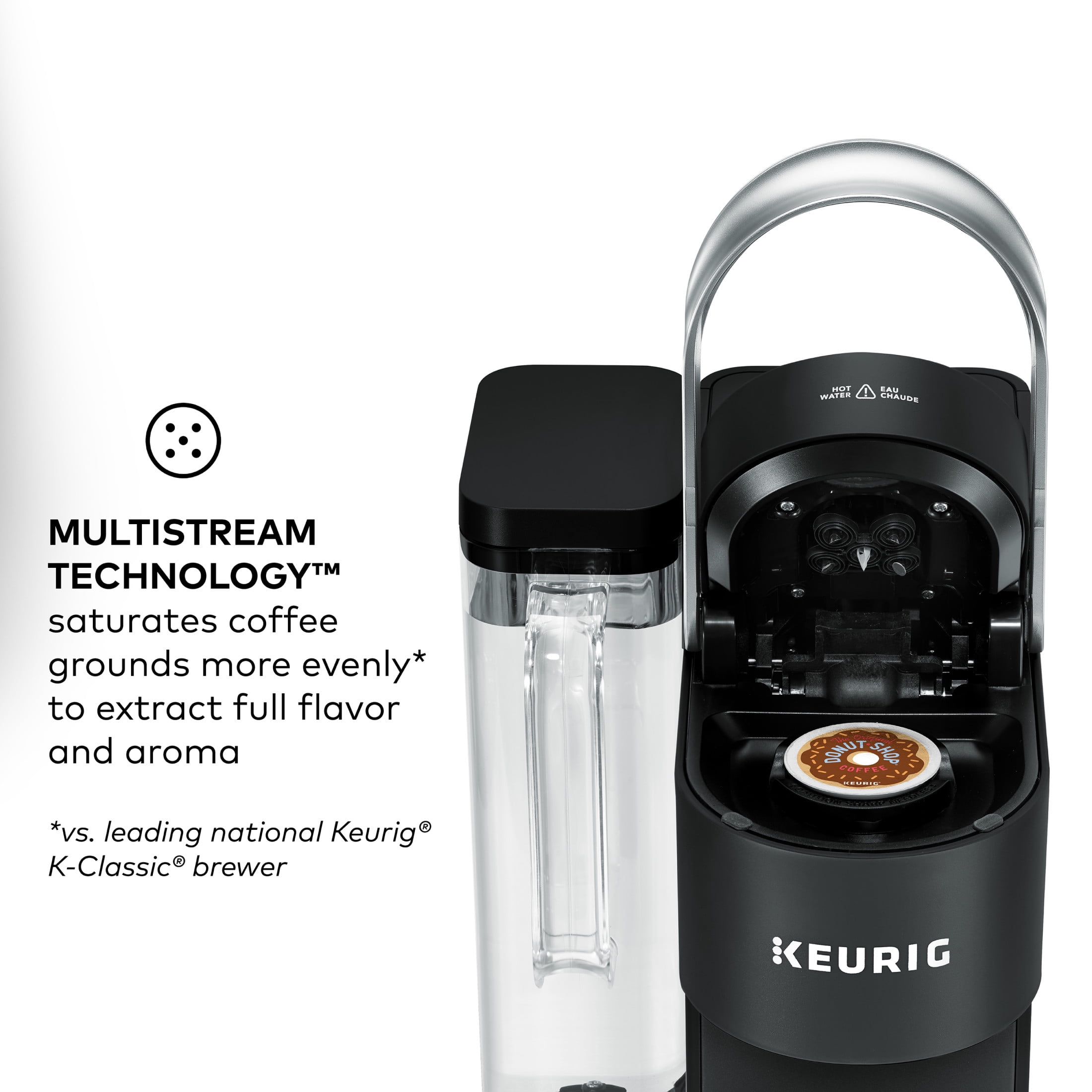 Keurig® K-Supreme® SMART Automatic Single Serve K-Cup® Pod Coffee Maker - Black; Wi-Fi Enabled, Temperature Control, Makes 8 Cups
