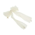 thumbnail image 5 of Unique Bargains 1 Pc Elegant Forged Long Ribbon Bow Hair Clips White, 5 of 5
