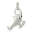thumbnail image 1 of 925 Sterling Silver Genie Lamp Necklace Charm Pendant Theme Mythical, 1 of 6