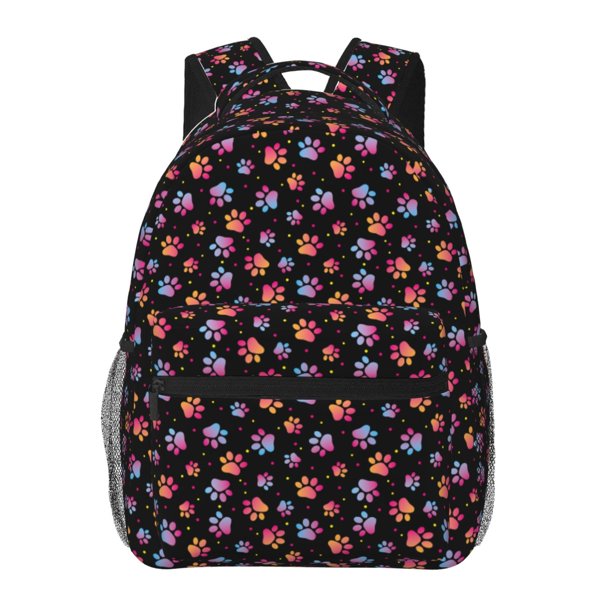 Easygdp Animal Paw 1 Mochila Ergonómica Versátil para Laptop - Múltiples Bolsillos, Correas Ajustables, Unisex para Escuela, Viajes y Actividades al Aire Libre-One Size