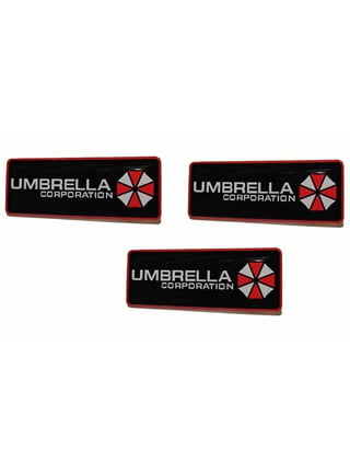 Resident Evil Umbrella Corporation Costume Patch (6PC BUNDLE -iron on sew  on)