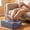 Blue, variant on Foot Rest for Under Desk at Work,At Work Soft Ergonomic Footrest,Support Foot Pillow,Heel Chair,Leg Elevation Pillow