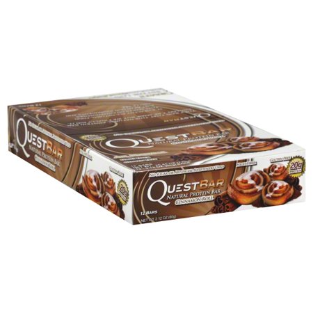 UPC 793573076397 product image for Quest 20g Protein Bar Cinnamon Roll 12pk Gluten-Free 4-Net Carb 14g Fiber Snack  | upcitemdb.com