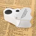 Factory Price 30X 60X Illuminated Magnifier Glass Loupe Dual Lens Lam