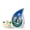 Waterfall-3, variant on VALERASH Mini Wolf Cremation Urn for Adults Ashes - Blue Decorative Funeral Urn for Men Waterfall Teardrop Keepsake Urns for Human Ashes- 3 Inch
