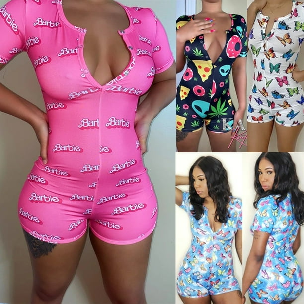 Women's Lady Sexy Romper Bodycon Casual Jumpsuit Romper Long Sleeve Shorts Leotard Home Wear Tracksuit Playsuit Pajama Women's Lady Sexy Romper Bodycon Casual Jumpsuit Romper Long Sleeve Shorts Leotard Home Wear Tracksuit Playsuit Pajama