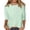 Green, variant on ZDNIXIAN Womens Long Sleeve Shirts ,Crew Neck Long Sleeve Casual Shirt, Loose Fit Mixed Stripe Pullover Top, Lightweight Relaxed Fit Daily Fashion Tunic