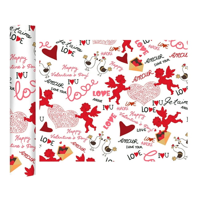 Ensemble de Vinyle Thermocollant Joyeux Saint-Valentin Adapté aux Motifs de Chemises