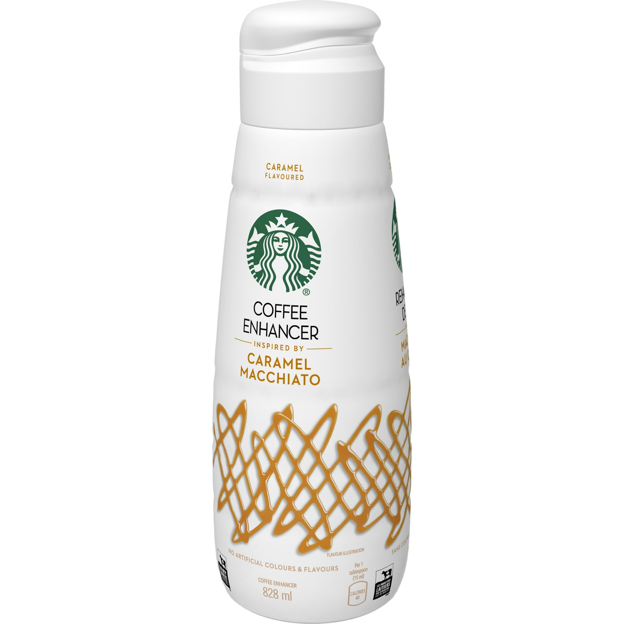 【Caramel Macchiato】 Starbucks Caramel Macchiato Liquid Coffee Enhancer, 0.8 L