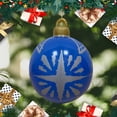 thumbnail image 3 of FLhrweasw Con Inflables Navideños 60 Cm Decoraciones para Árboles Navidad (copo Nieve Azul), 3 of 6