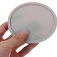 thumbnail image 3 of EeaseCA 8pcs Round Thickened Cup Mat Practical Coasters Non-slip Heat Insulation Pad for Home Kitchen(Light Grey), 3 of 7