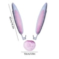 thumbnail image 3 of 3-in-1 Easter Bunny Car Decor Kit, Bunny Ears Nose and Tail Set, Easter Decorations, Vehicle Holiday Decoration, Easy to Apply, Fun Festive Accessory for Car and Truck Exterior, Pink, 3 of 6
