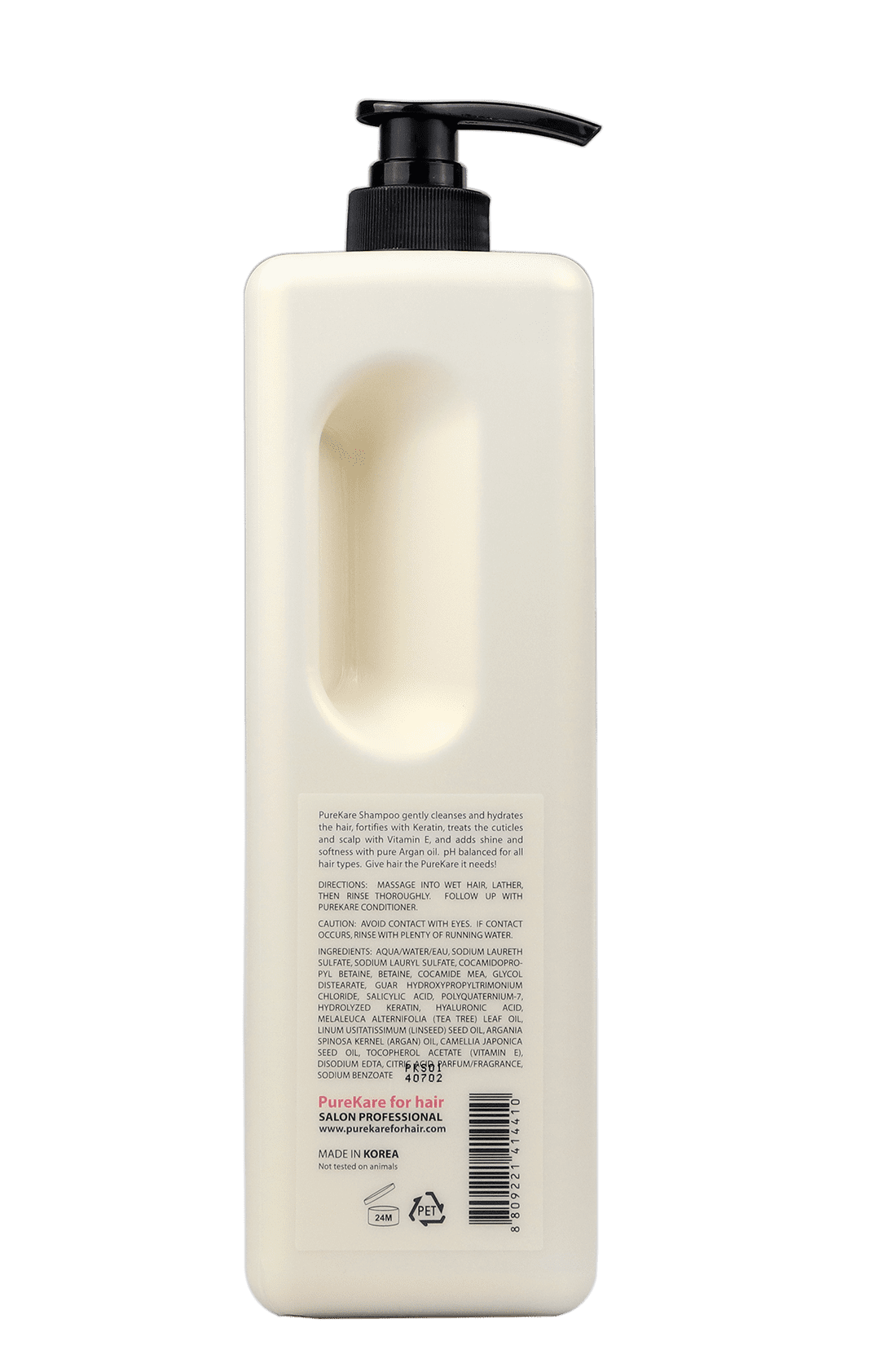 PureKare Moisturizing & Strengthening Shampoo 50.7 fl oz, Nourishing Daily Shampoo with Keratin, Hyaluronic Acid & Essential Oils, Value-Priced for Smooth & Healthy Hair