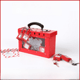 thumbnail image 1 of Caja de seguridad portátil con visualización de seguridad, almacenamiento de llaves, caja de seguridad portátil, caja de candado de metal, grupo de gestión, 1 of 5