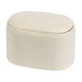 thumbnail image 1 of jifeng Desktop Trash Can Small Cartoon Waste Basket for Desk Household Coffee Table Light Yellow, 1 of 9