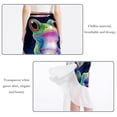 thumbnail image 2 of Frog Stylish Chiffon Women's Beach Dress with Polyester Straps - for Beach Skirts, 2 of 6
