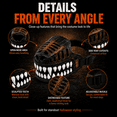 thumbnail image 5 of Hell Hound Monster Muzzle Scary Dog Halloween Mask, Adjustable Latex Monster Jaw Costume with Lifelike Fangs for Pet Cosplay, Parties, Photos and Trick or Treat, S-XXL, 5 of 8