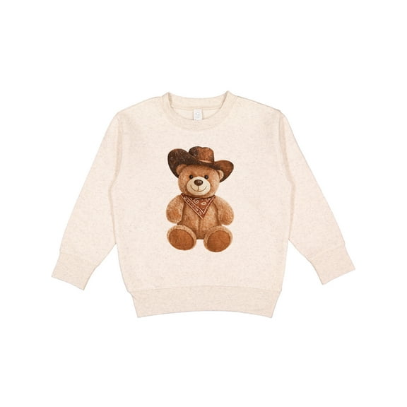 Inktastic Cowboy Teddy Bear Bandana Kids Toddler Sweatshirt