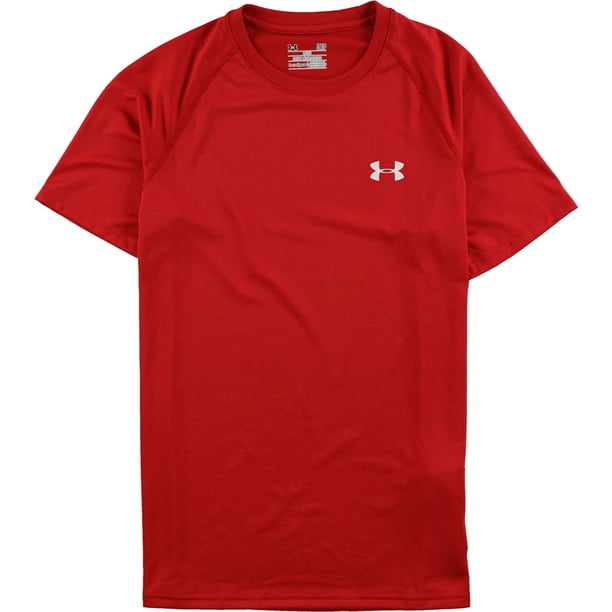 Under Armour Tech Camiseta gráfica para hombre, rojo, grande
