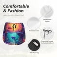 thumbnail image 6 of Haiem Hawaiian Island Dolphin Women's 2 in 1 Running Shorts - Lightweight Athletic Workout Gym Yoga Breathable Sports Shorts Liner with Phone Pockets-XX-Large, 6 of 9
